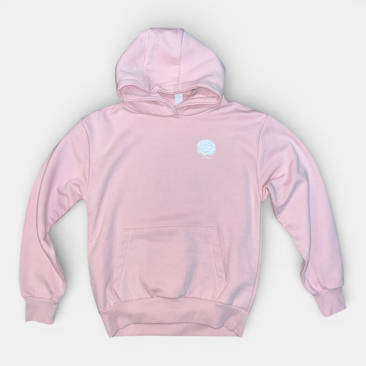 SWEAT CAPUCHE LAROSE heavy/ rose