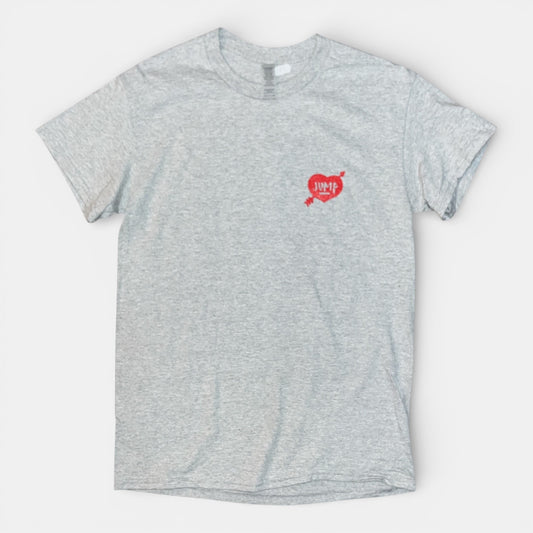 TEE SHIRT LECOEUR rouge/gris