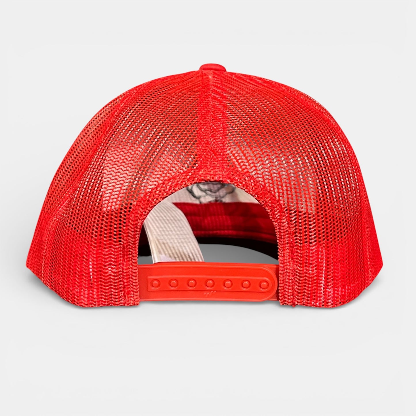 CASQUETTE LAROSE filet rouge/blanc