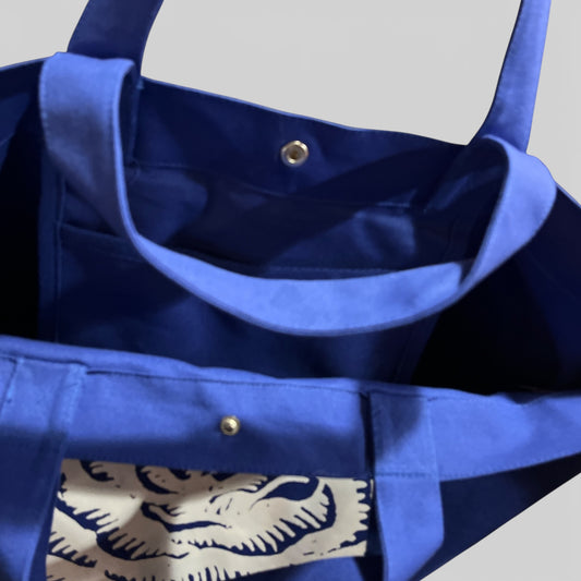 CABAS LAROSE bleu roi