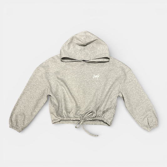 SWEAT CAPUCHE GIRL LAROSE lien gris