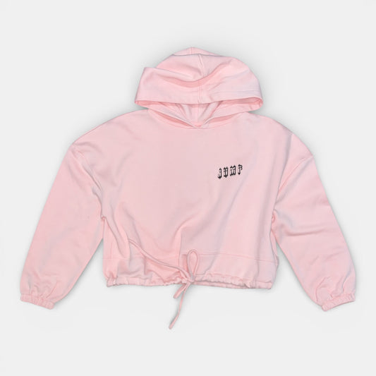 SWEAT CAPUCHE GIRL LELAPINOU lien rose