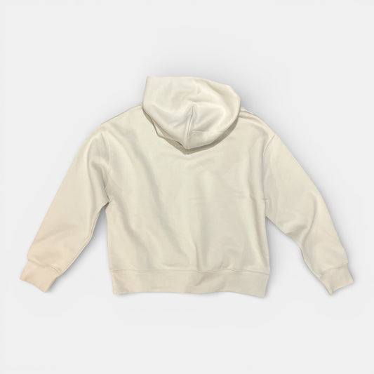 SWEAT CAPUCHE GIRL LECOEUR beige/rouge