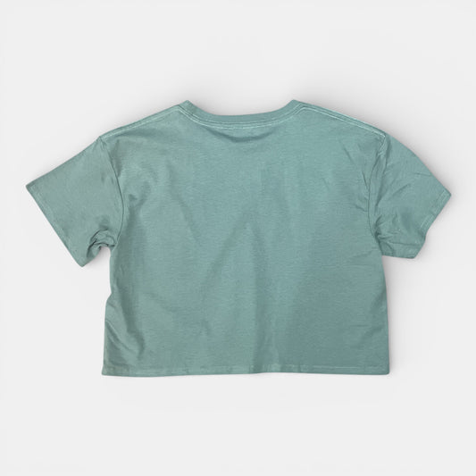 TEE SHIRT GIRL LEPAPILLON mini vert