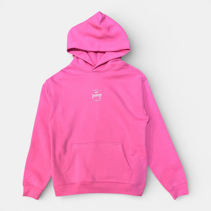 SWEAT CAPUCHE LESFLEURS fushia / flowerblue