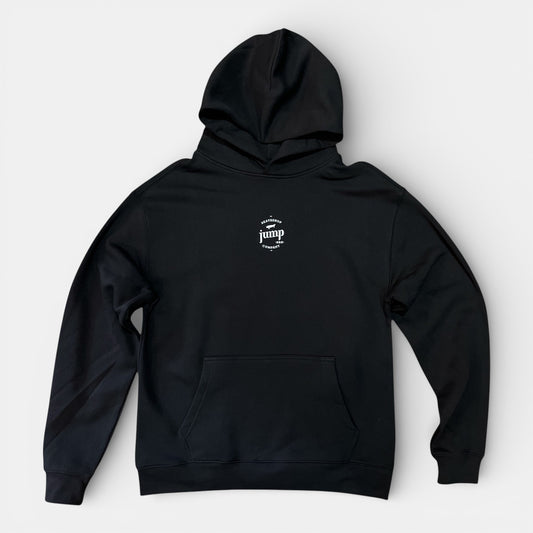 SWEAT CAPUCHE LESFLEURS noir / flowerpurple