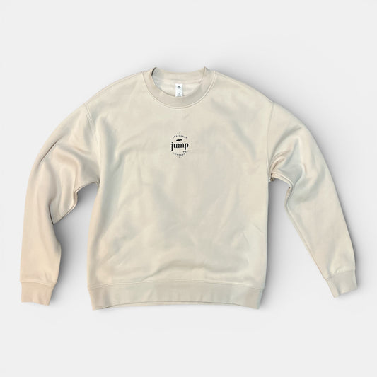 SWEAT SANS CAPUCHE LESFLEURS beige / flowerpastel
