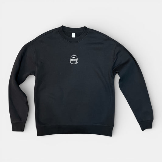 SWEAT SANS CAPUCHE LESFLEURS noir / flowerpurple