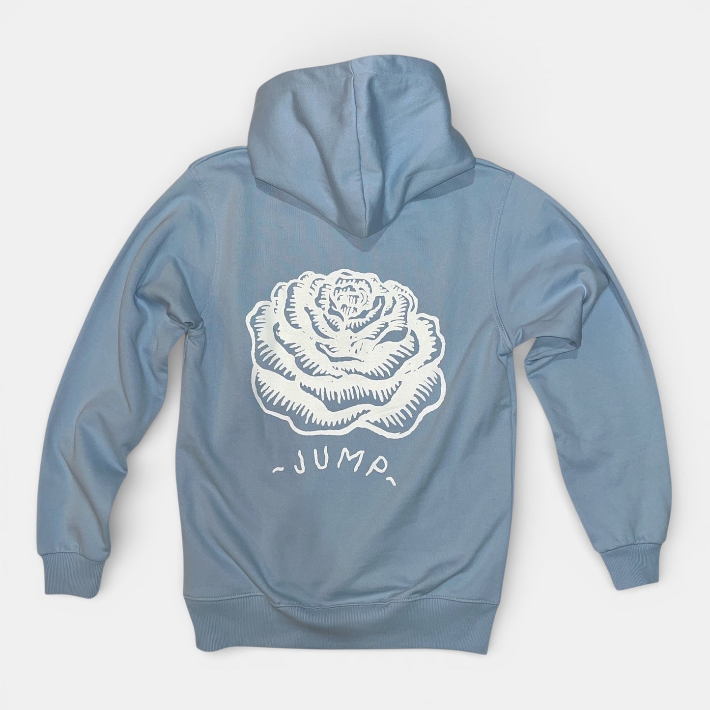SWEAT CAPUCHE LAROSE bleuciel