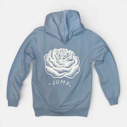 SWEAT CAPUCHE LAROSE bleuciel