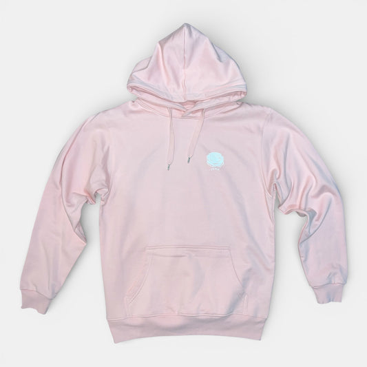 SWEAT CAPUCHE LAROSE rose