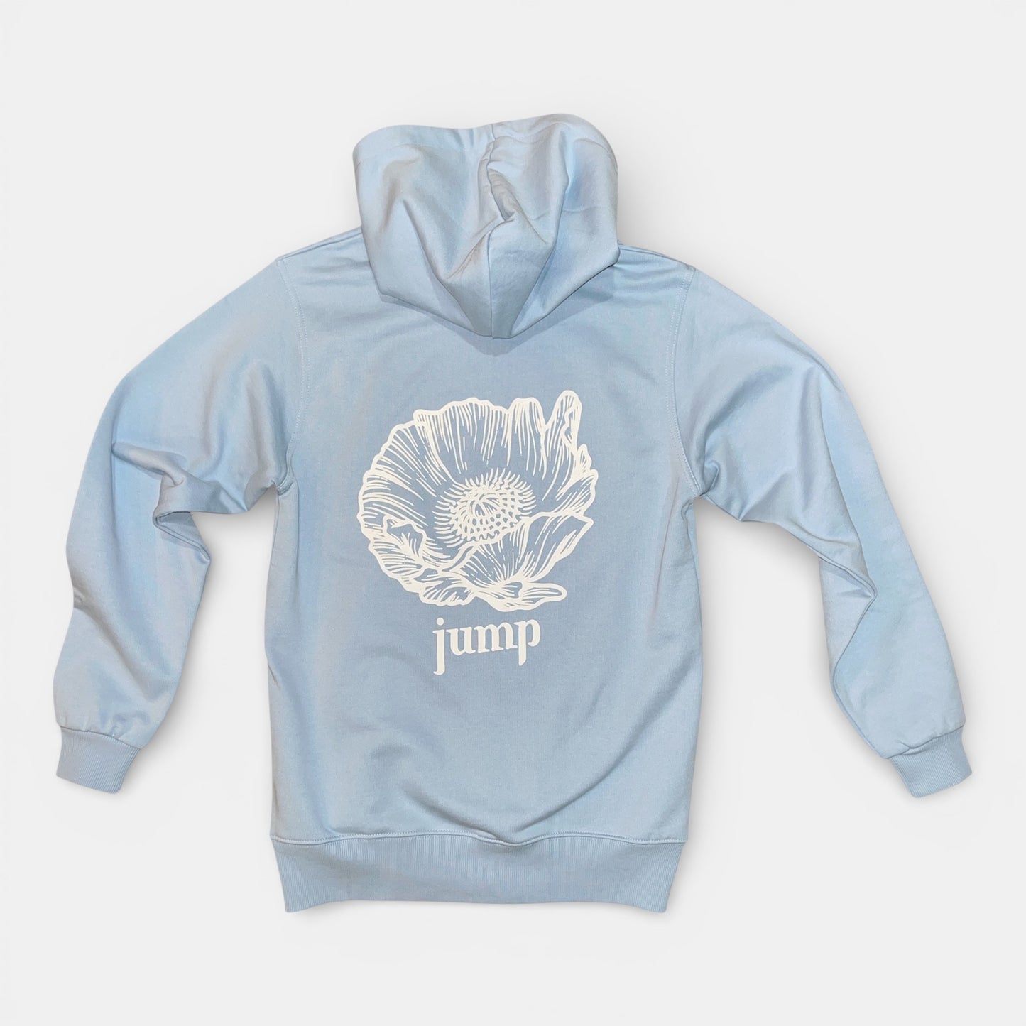 SWEAT CAPUCHE LAFLEUR bleu ciel