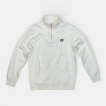 SWEAT DEMI-ZIP LECOEUR écru