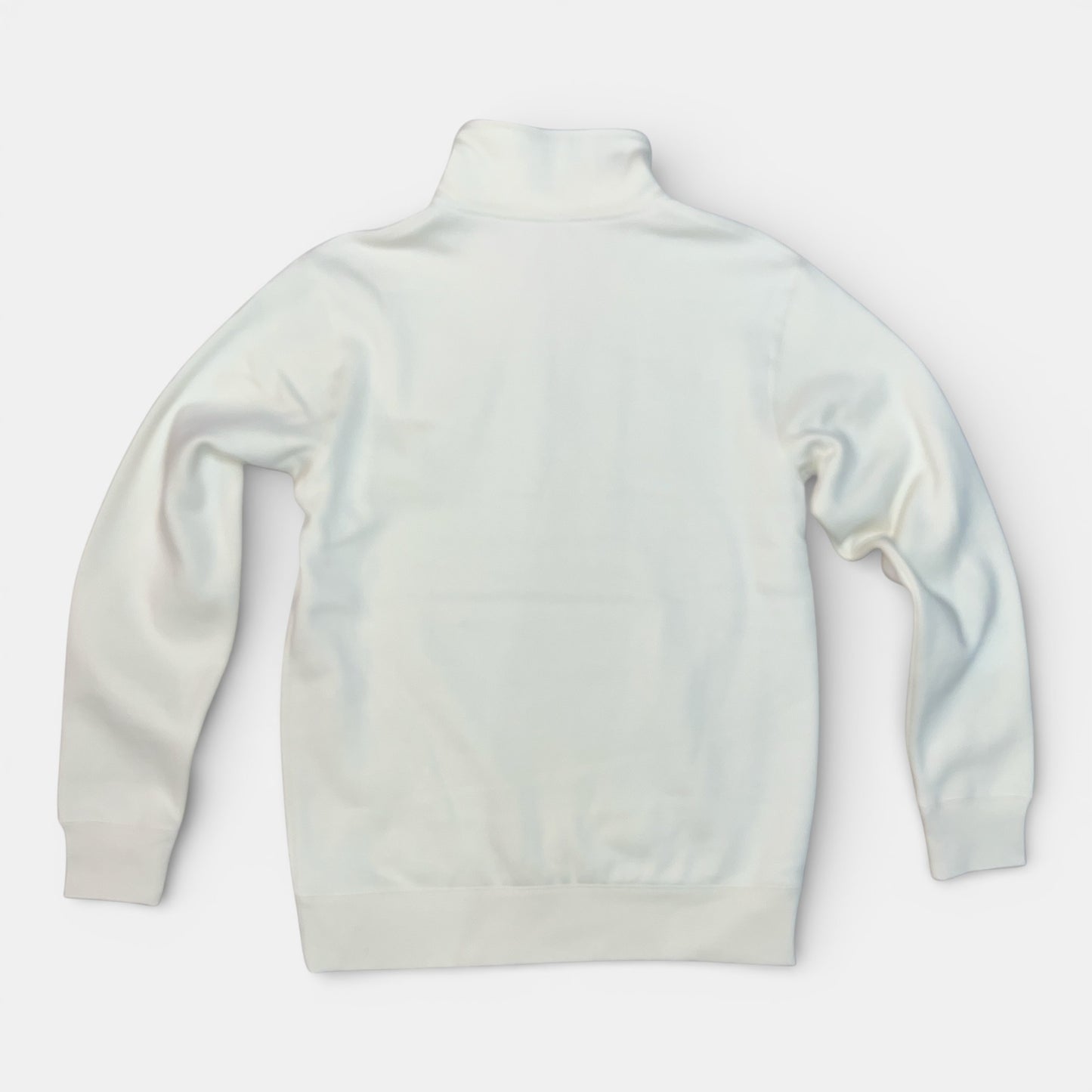 SWEAT DEMI-ZIP LECOEUR écru
