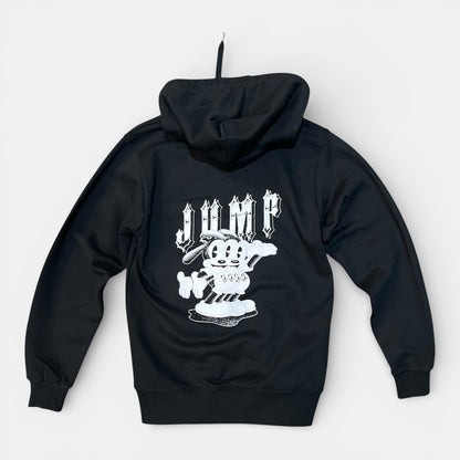 SWEAT CAPUCHE ZIPPÉ LELAPINOU noir