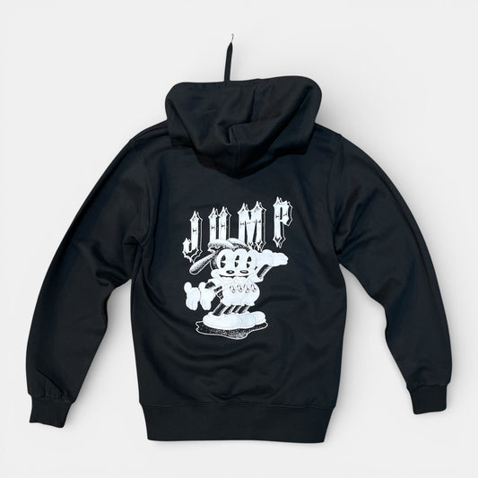 SWEAT CAPUCHE ZIPPÉ LELAPINOU noir