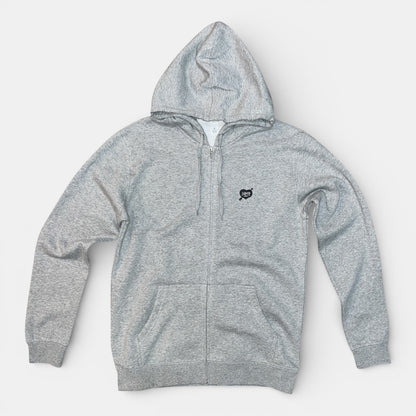 SWEAT CAPUCHE ZIPPÉ LECOEUR gris