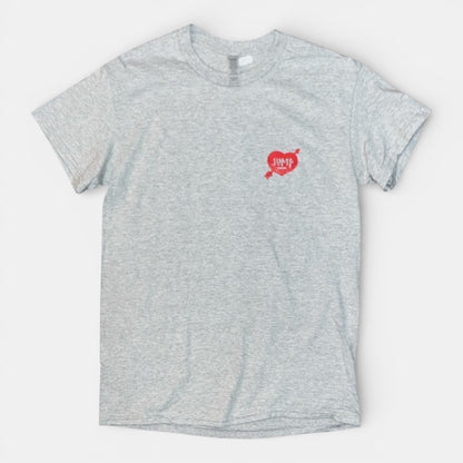 TEE SHIRT LECOEUR rouge/gris