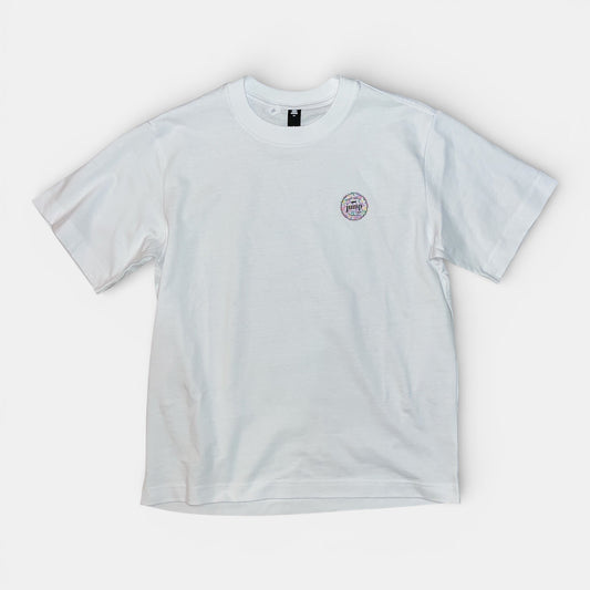 TEE SHIRT LESFLEURS blanc/flowergreen