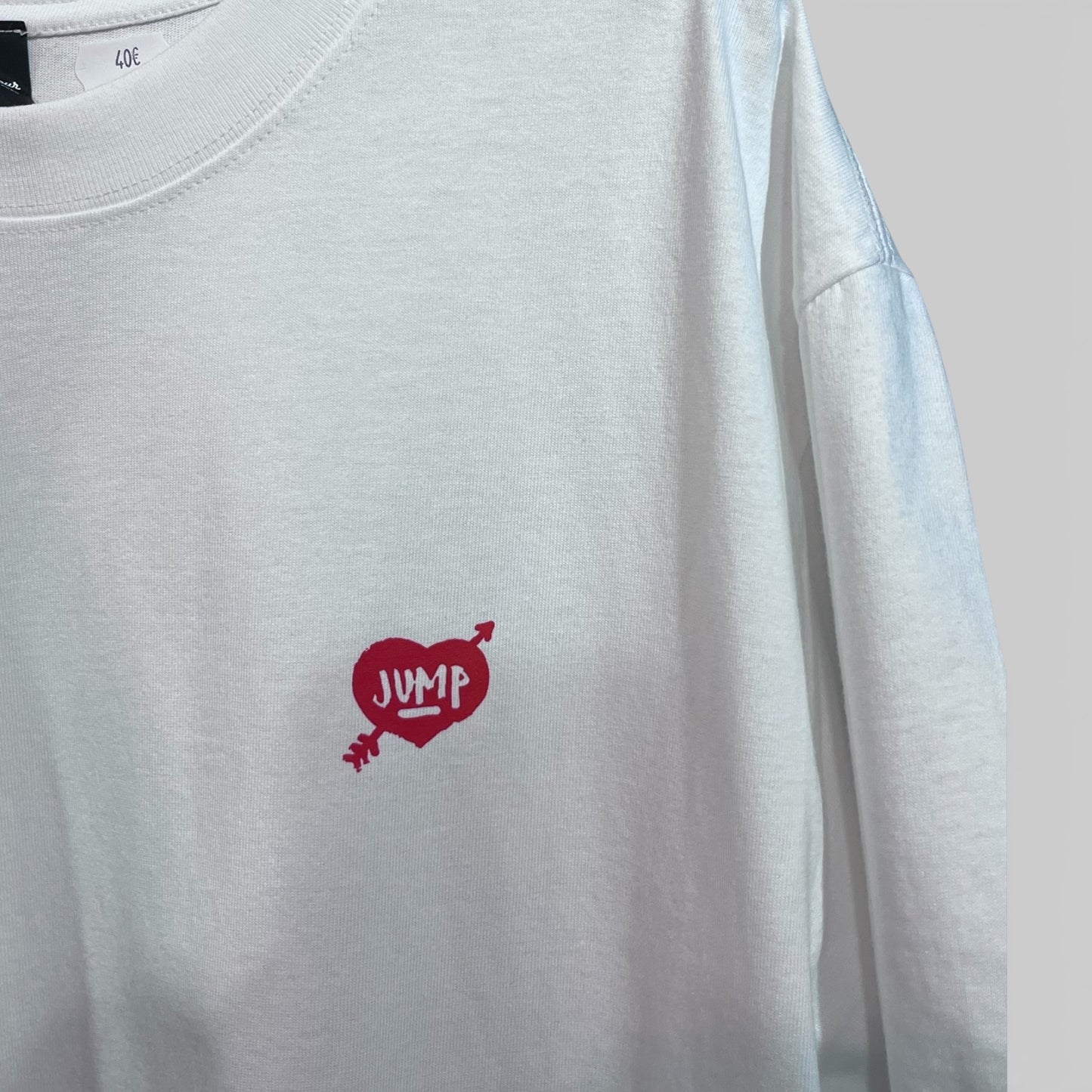 TEE SHIRT LECOEUR  rouge/blanc