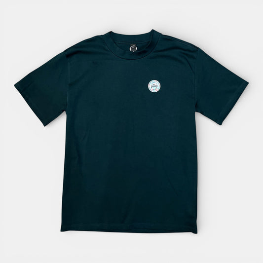 TEE SHIRT LESFLEURS vert/flowerpastel