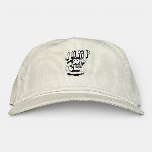 CASQUETTE LELAPINOU velours cordon /blanc