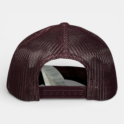 CASQUETTE LAROSE filet bordeaux/bordeaux