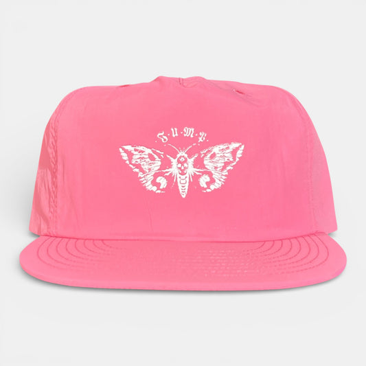 CASQUETTE LEPAPILLON nylon/rose