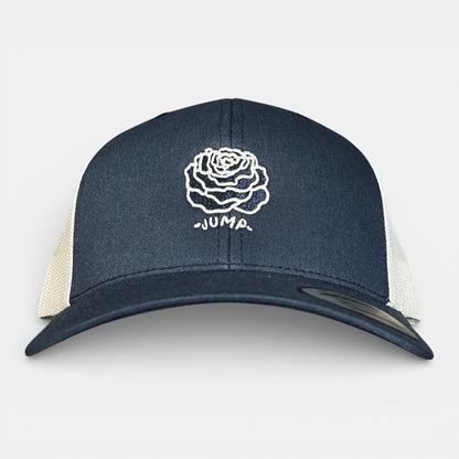 CASQUETTE LAROSE filet blanc /navy