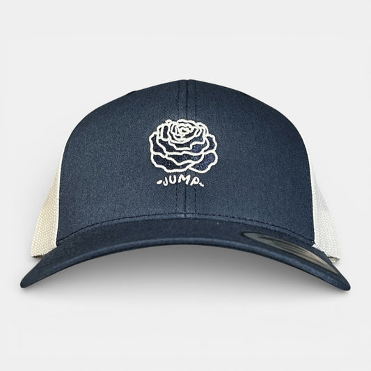 CASQUETTE LAROSE filet blanc /navy