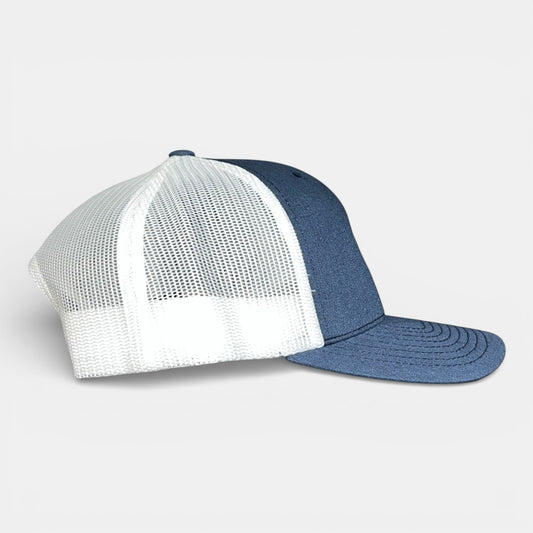 CASQUETTE LAROSE filet blanc /navy