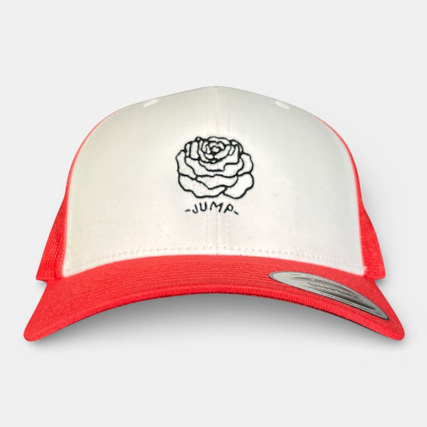 CASQUETTE LAROSE filet rouge/blanc