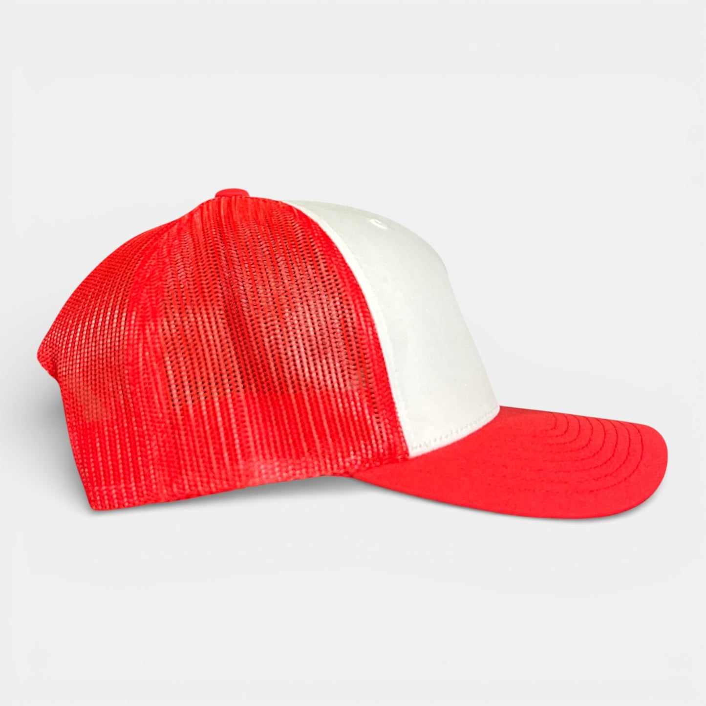 CASQUETTE LAROSE filet rouge/blanc