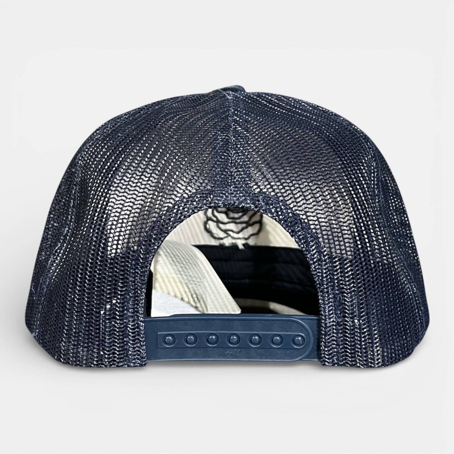 CASQUETTE LAROSE filet navy/blanc