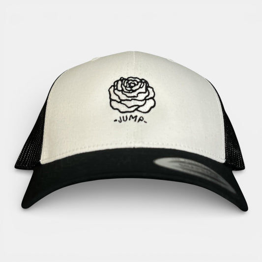CASQUETTE LAROSE filet noir/blanc