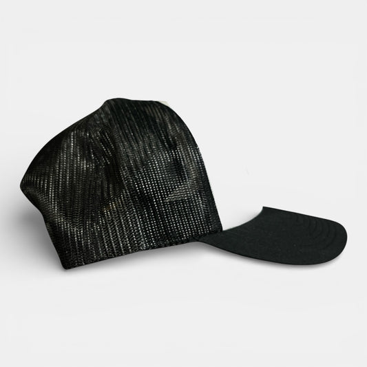 CASQUETTE LAROSE filet noir/blanc