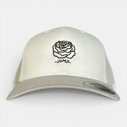 CASQUETTE LAROSE filet gris/blanc