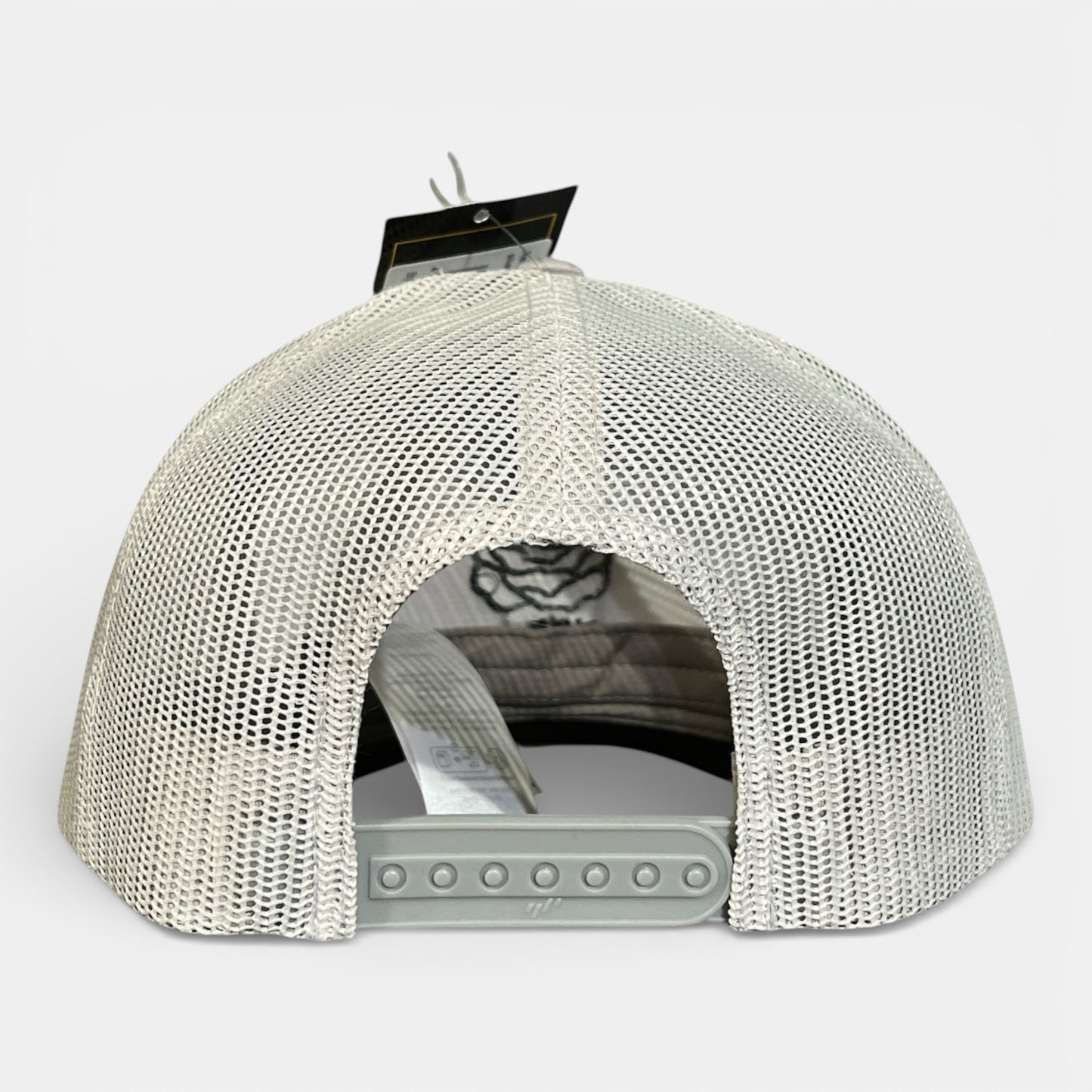 CASQUETTE LAROSE filet gris/blanc