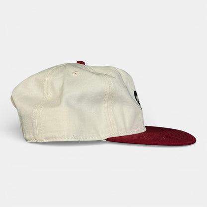 CASQUETTE LECOEUR natural/rouge