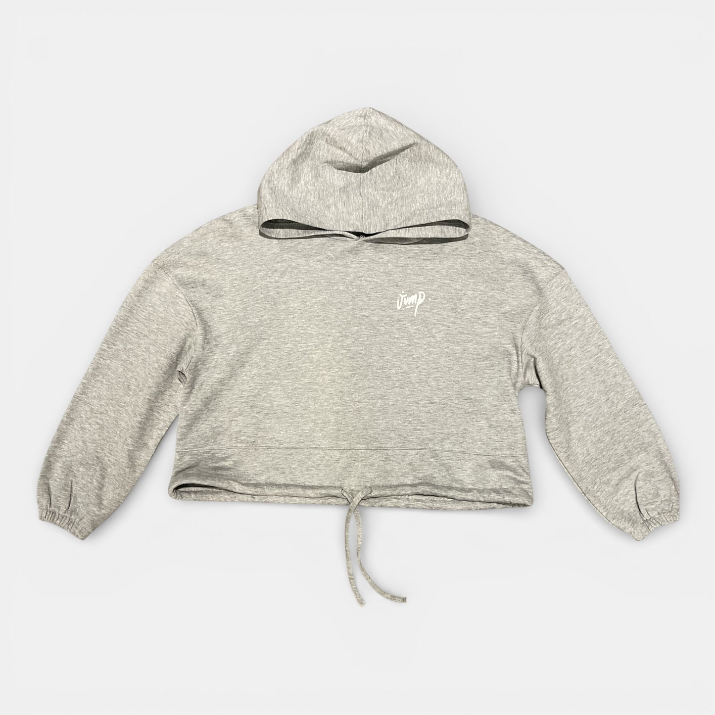 SWEAT CAPUCHE GIRL LAROSE lien gris