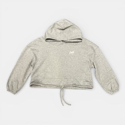 SWEAT CAPUCHE GIRL LAROSE lien gris