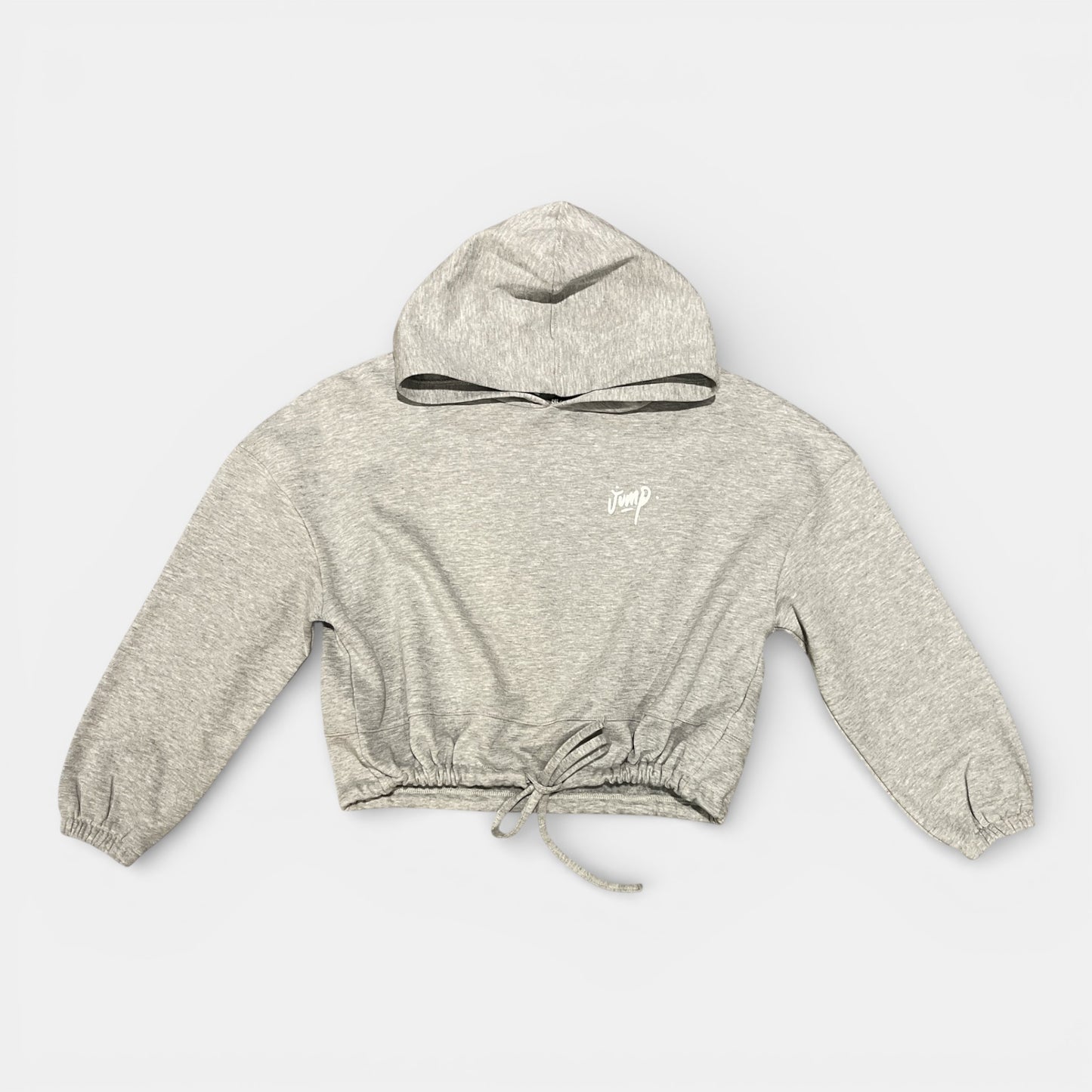 SWEAT CAPUCHE GIRL LAROSE lien gris