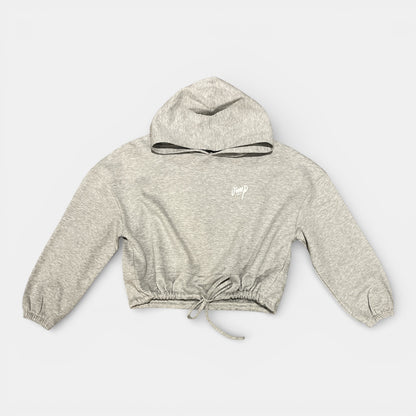 SWEAT CAPUCHE GIRL LAROSE lien gris