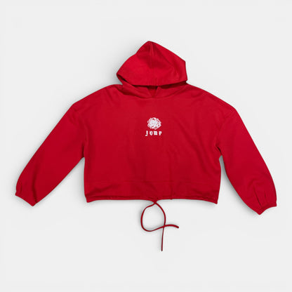 SWEAT CAPUCHE GIRL LAFLOWER lien rouge