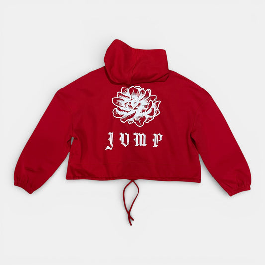 SWEAT CAPUCHE GIRL LAFLOWER lien rouge