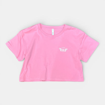 TEE SHIRT GIRL LEPAPILLON mini rose