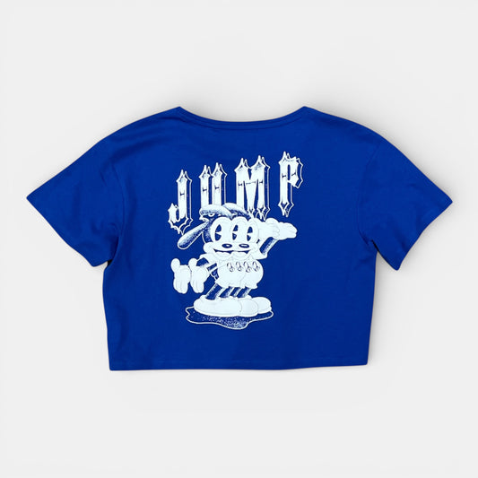 TEE SHIRT GIRL LELAPINOU bleu roi