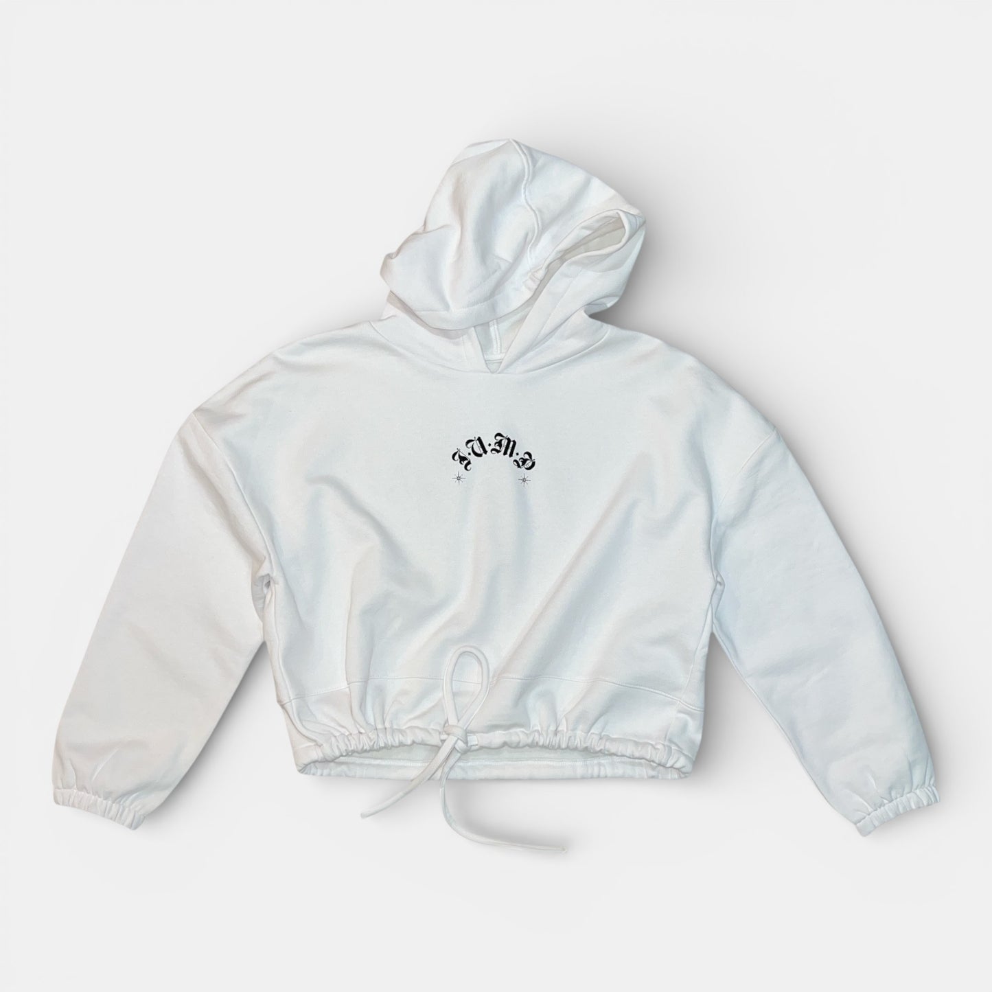 SWEAT CAPUCHE GIRL LEDOBERMAN lien blanc